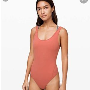 Lululemon Arise Bodysuit in Copper Clay - Size 6